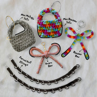 Metallic Mini Crochet Bag by BYKARYA