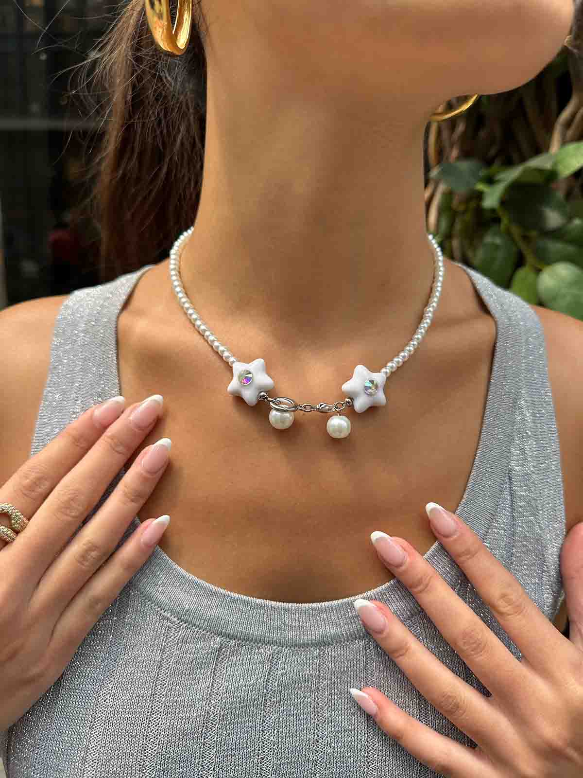 Milky Way Glass Pearls Stringz by kuebiko! co