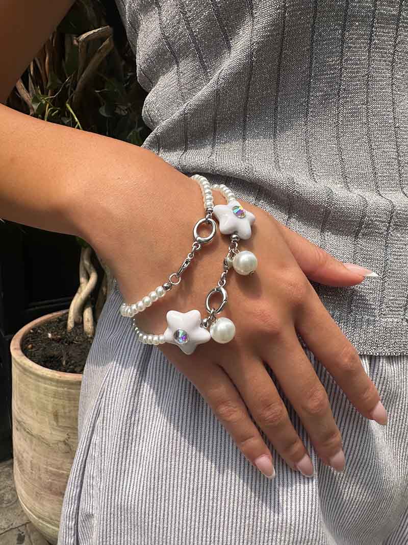 Milky Way Glass Pearls Stringz by kuebiko! co