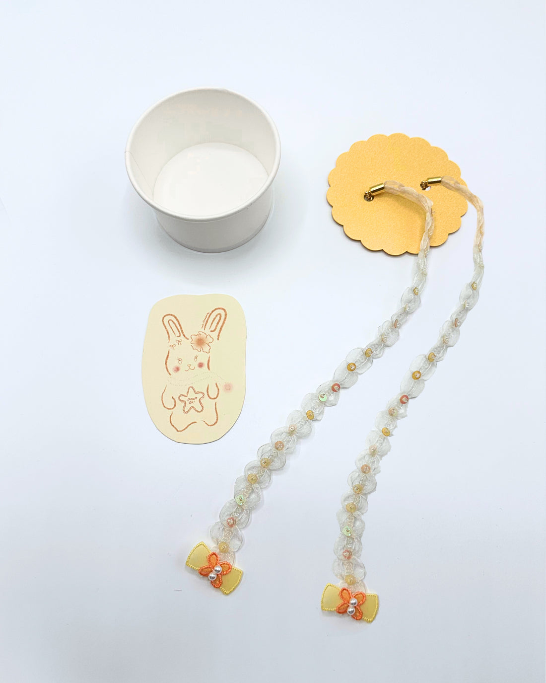 Sequined Organza Ribbon Stringz by Nabithoughts