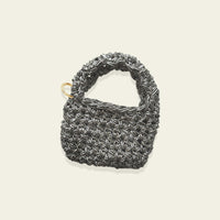 Metallic Mini Crochet Bag by BYKARYA