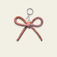 Ombre Knit Bow Charm by BYKARYA