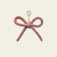 Ombre Knit Bow Charm by BYKARYA