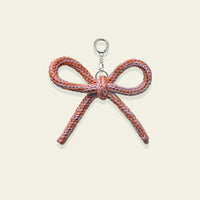 Ombre Knit Bow Charm by BYKARYA