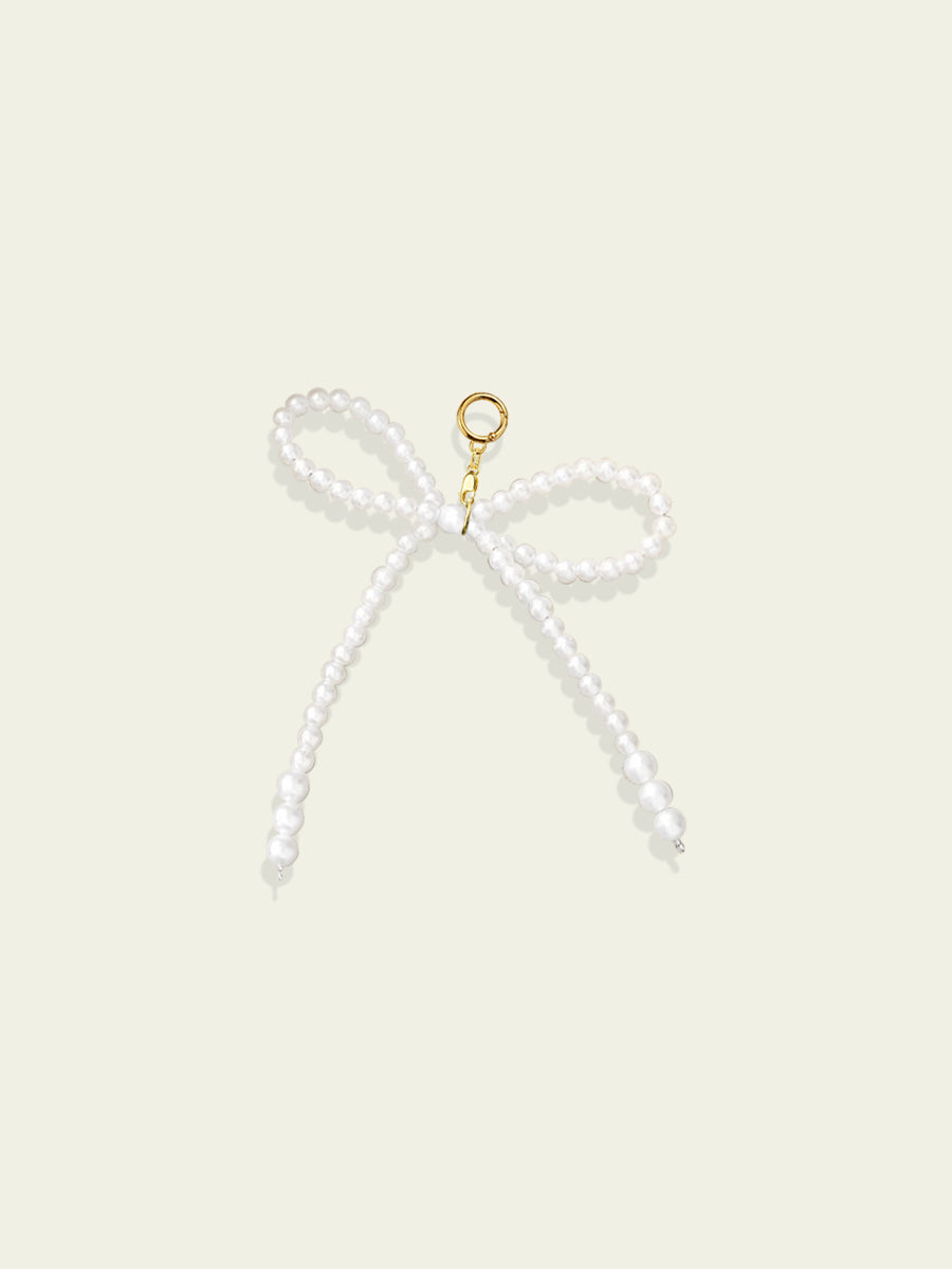 Pearl Bow Charm