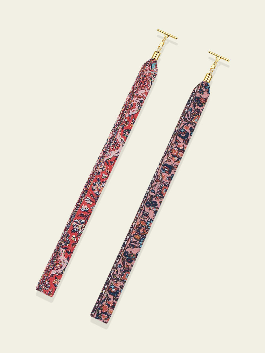 Boho Print Wide Lace Stringz