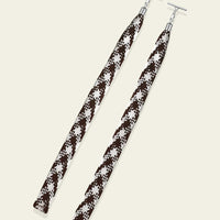 Checkered Knit Lace Stringz