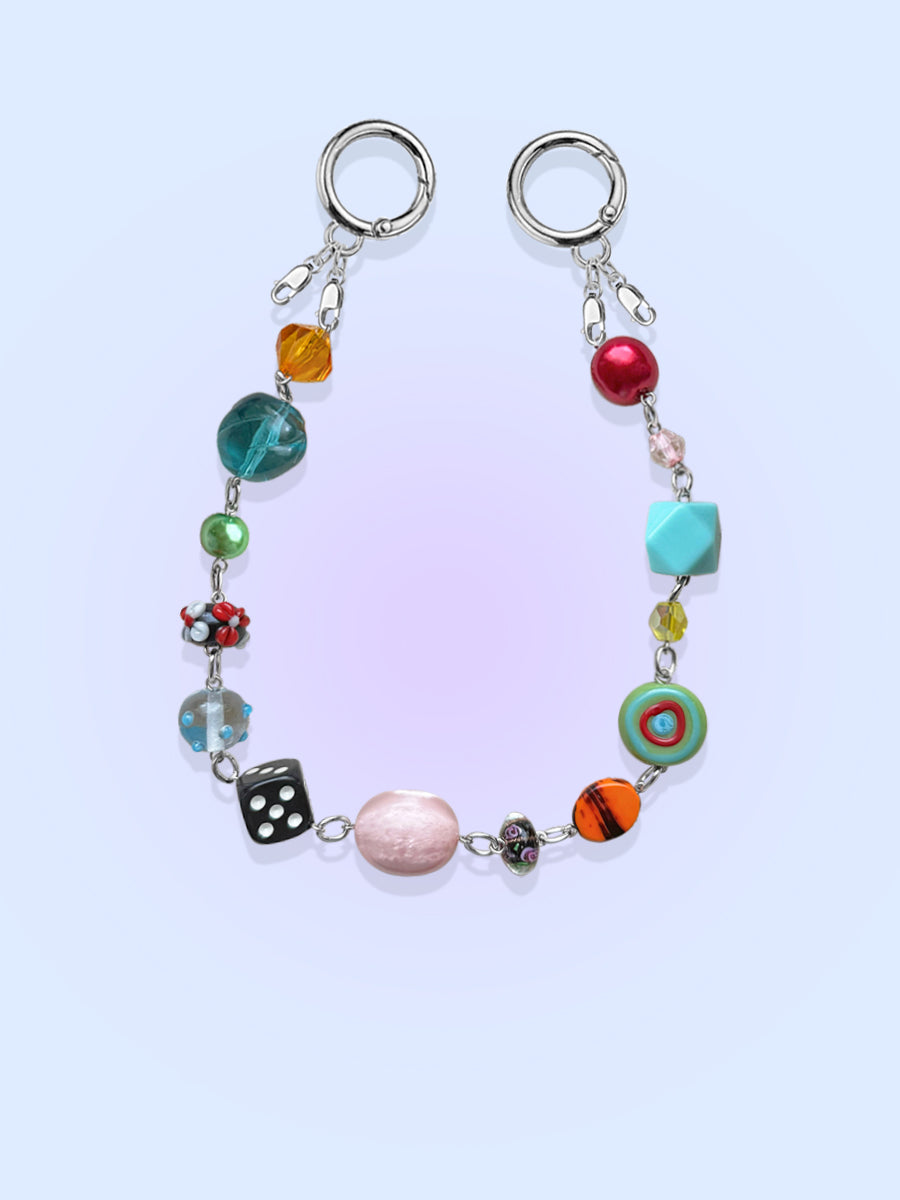 Lumen0s Lampwork Bead Swag by kuebiko! co