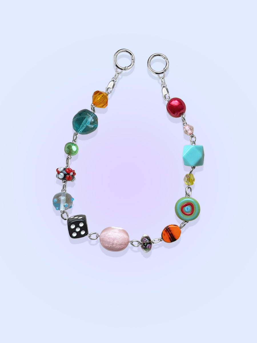 Lumen0s Lampwork Bead Swag by kuebiko! co