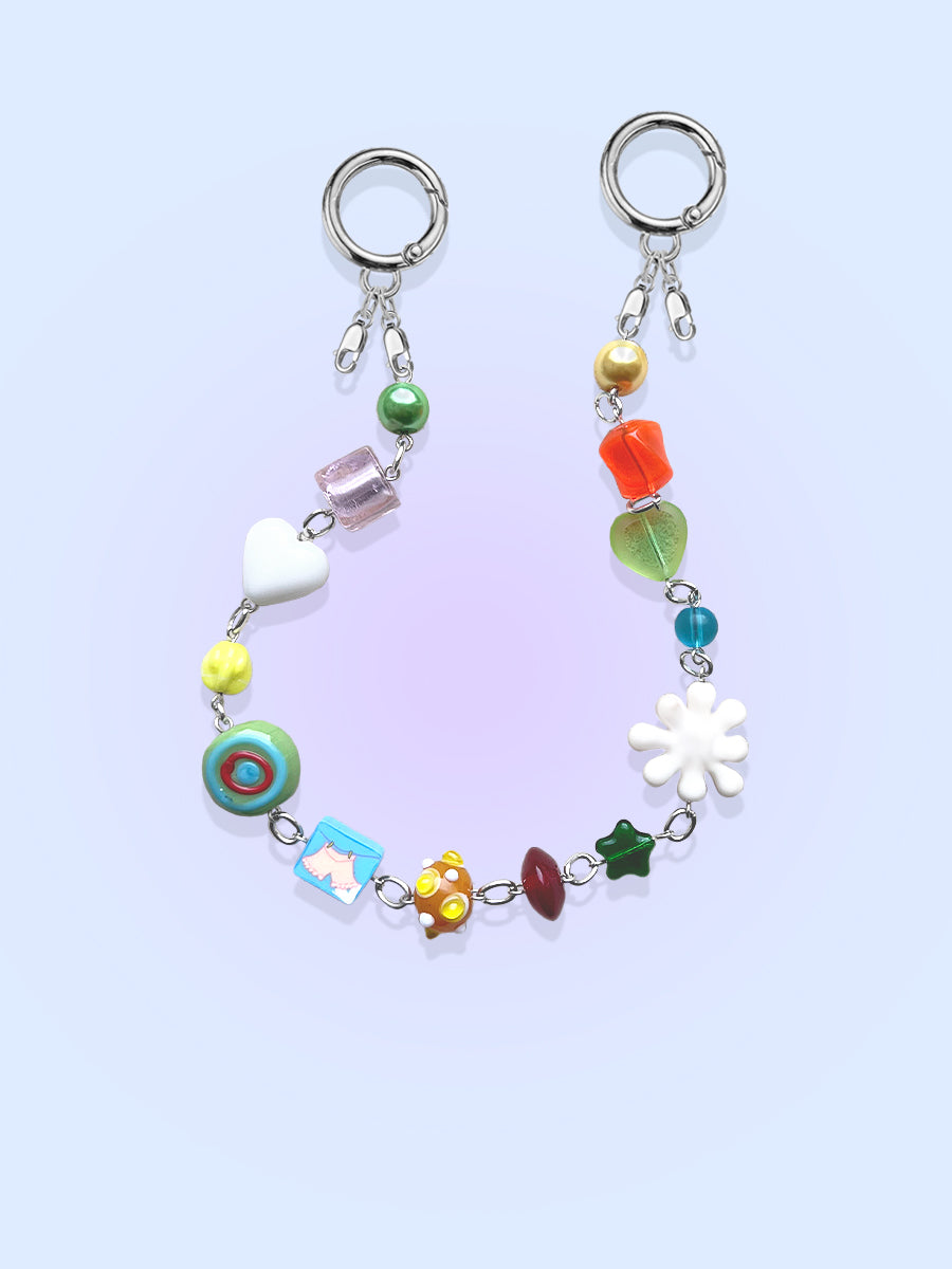 Anemoia Lampwork Bead Swag by kuebiko! co