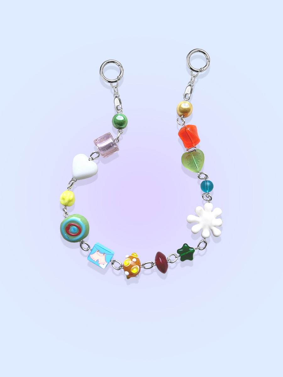 Anemoia Lampwork Bead Swag by kuebiko! co
