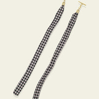 Gingham Wide Lace Stringz