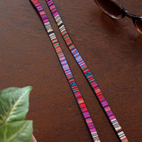 Southwest Fabric and Vegan Leather Lace Stringz