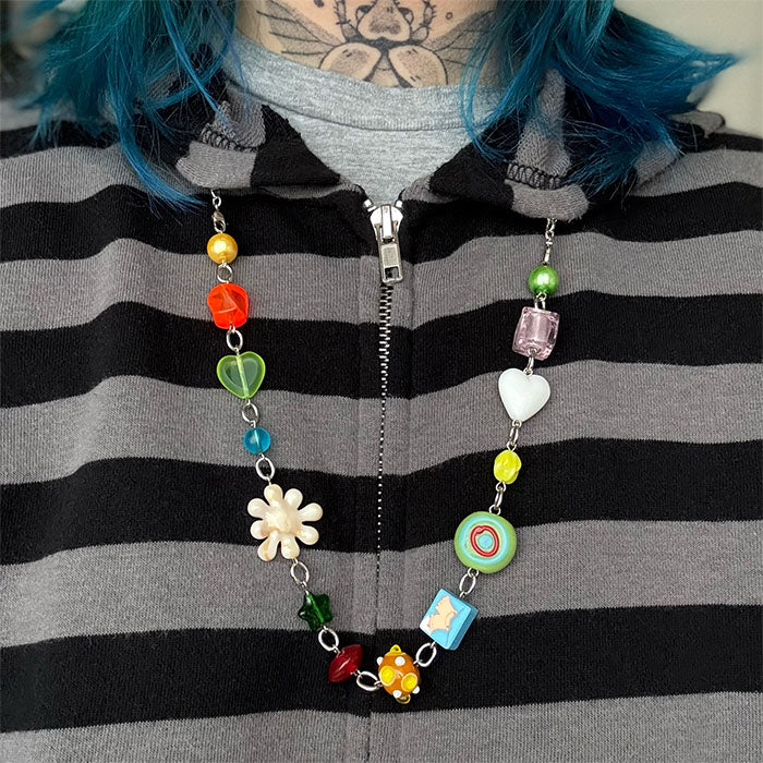 Anemoia Lampwork Bead Swag by kuebiko! co