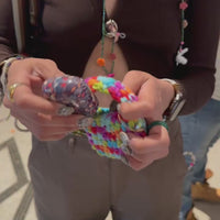 Rainbow Mini Crochet Bag by BYKARYA