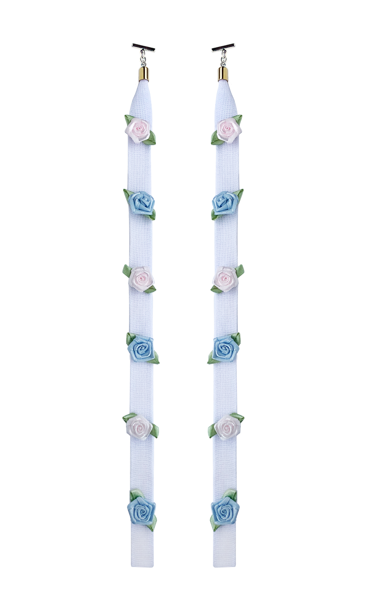 Knit Lace with Rose Appliques Stringz by BRANDO