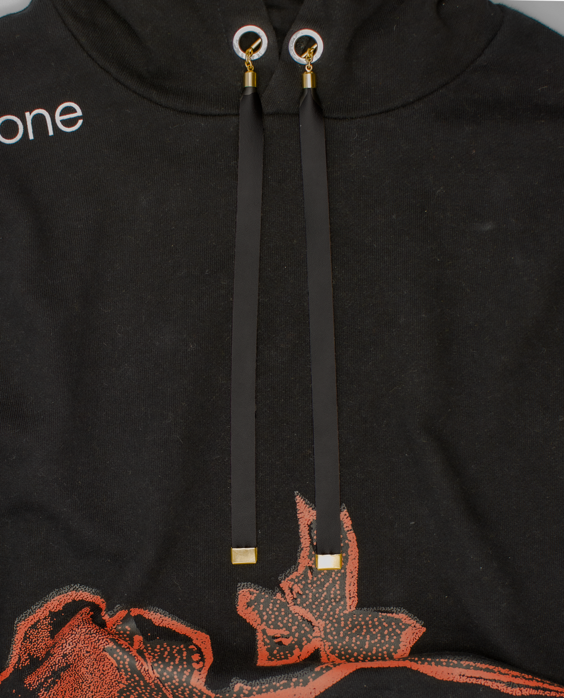 Black Vegan Leather Stringz