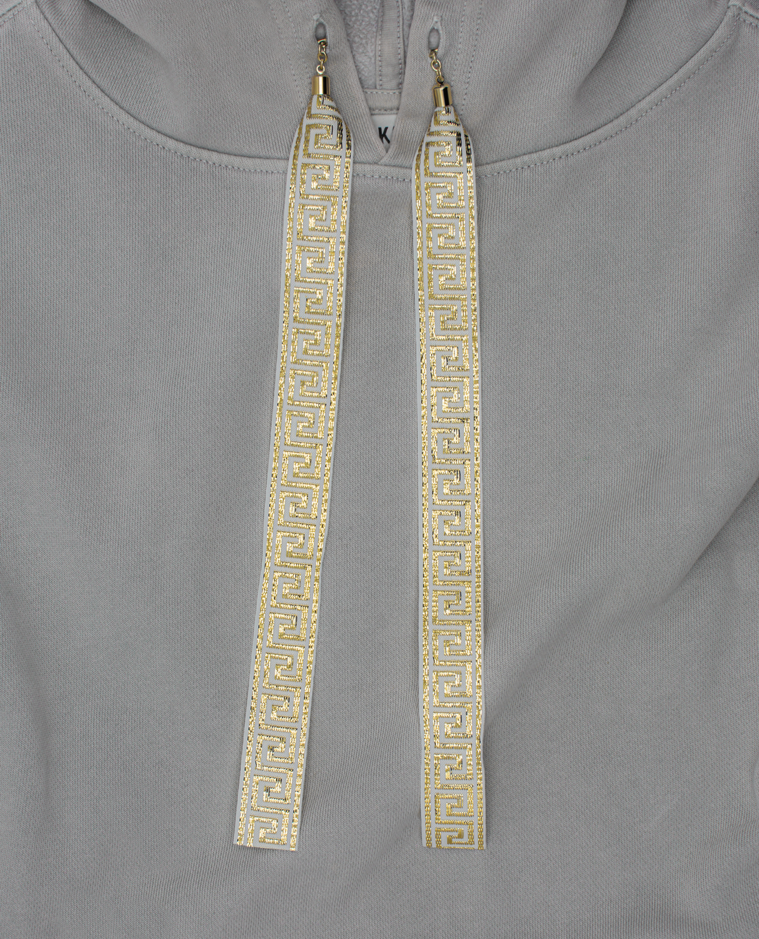 Embroidered Gold & White Lace Stringz