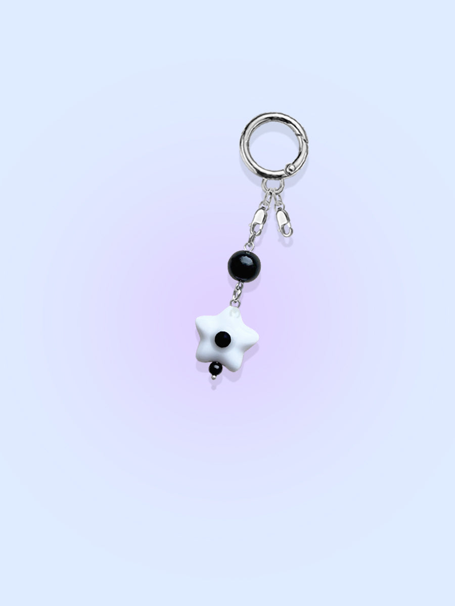 North Star Black Gem Charm by kuebiko! co