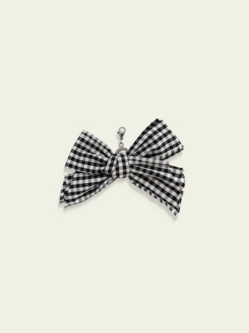 Gingham Bow Charm