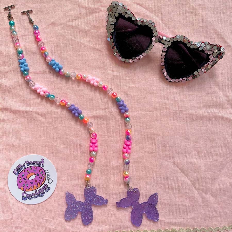 Balloon Animal Resin Hoodie Charms by Dilly Donut Designs