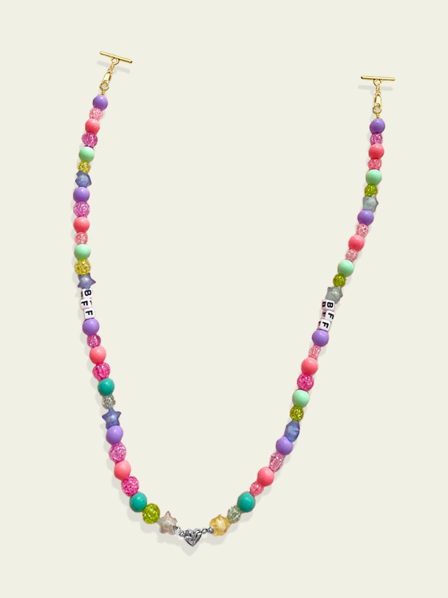 BFF Bead Stringz with Heart Magnet by Dilly Donut Designs