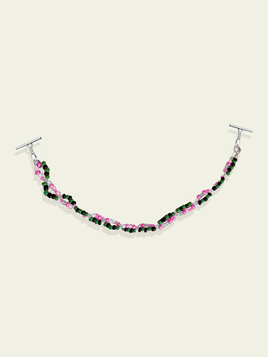 Good and Evil Bead Chain Swag by Dilly Donut Designs