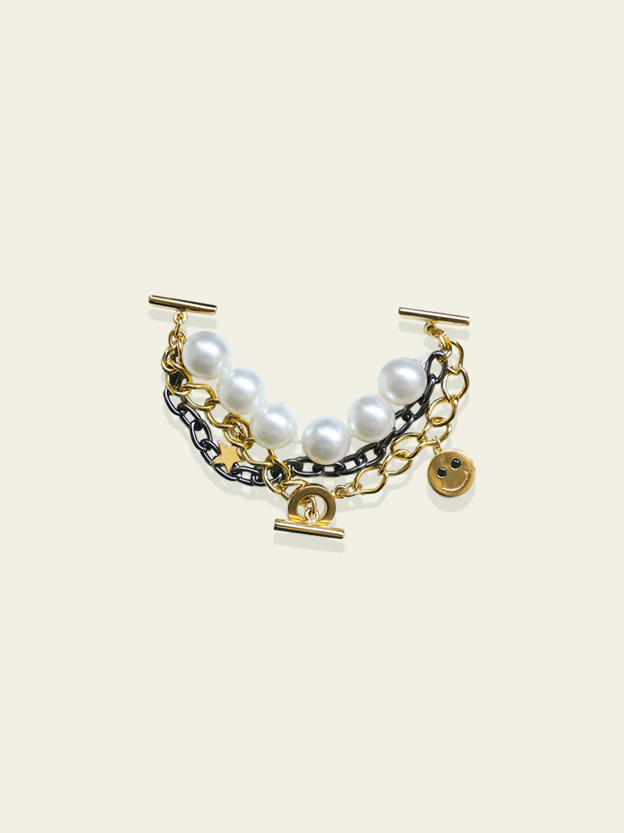3 in 1 Pearls, Chains, and Charms Swag
