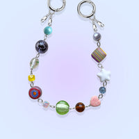 Static Bloom Lampwork Bead Swag by kuebiko! co