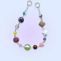 Static Bloom Lampwork Bead Swag by kuebiko! co