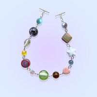 Static Bloom Lampwork Bead Swag by kuebiko! co
