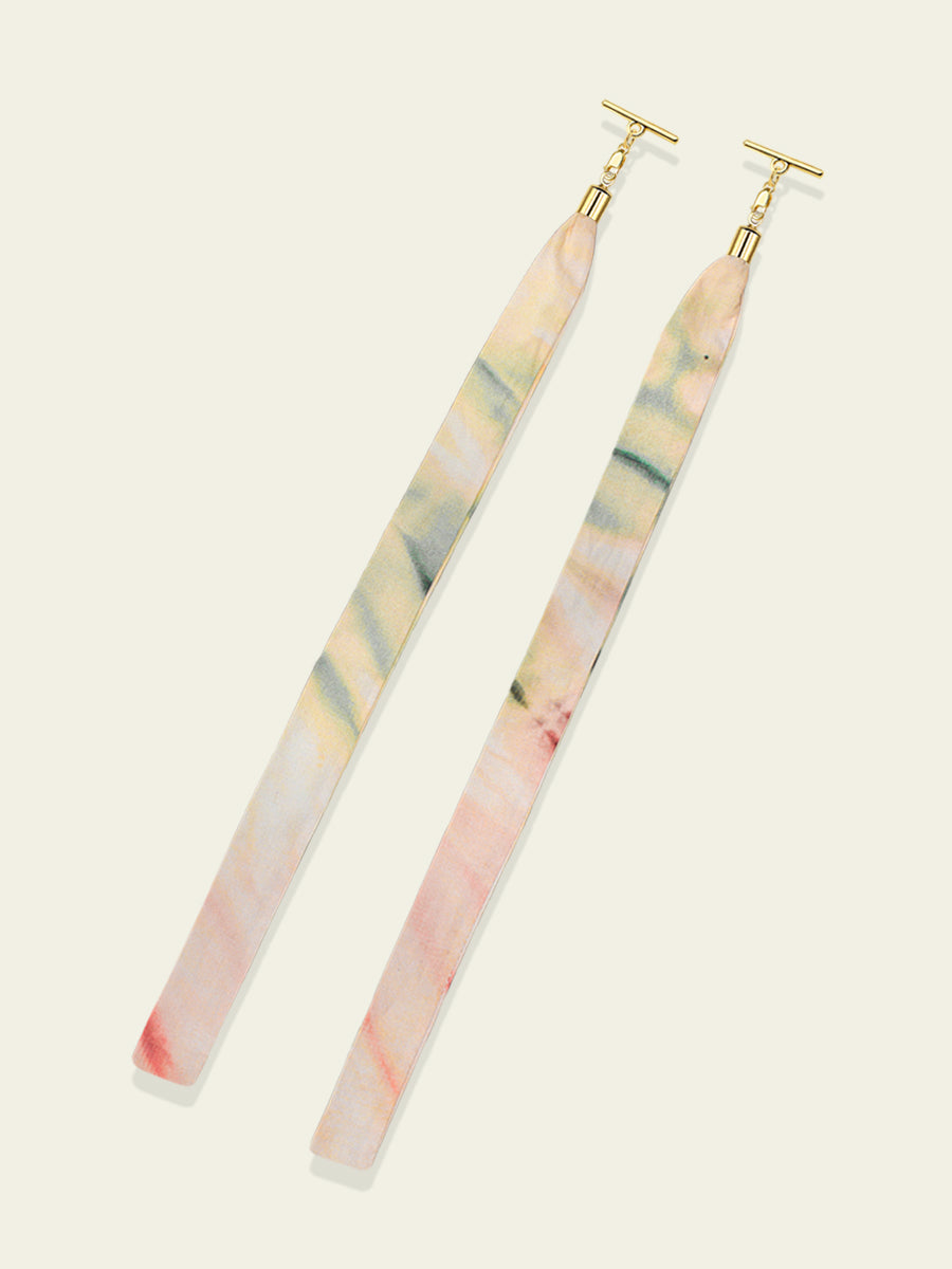 Melon Tie Dye Flat Lace
