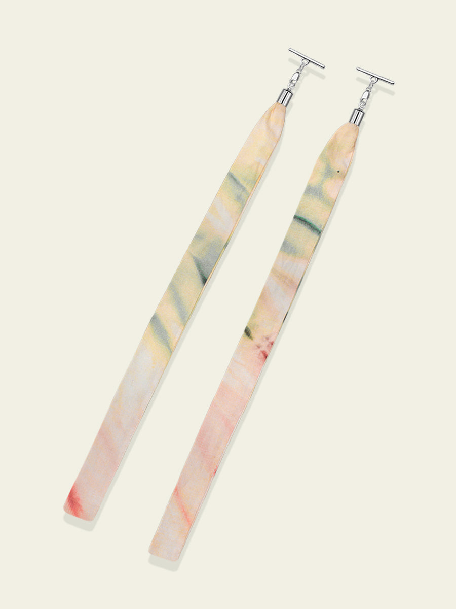 Melon Tie Dye Flat Lace