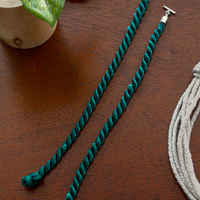 Thick Emerald Braided Twist Rope