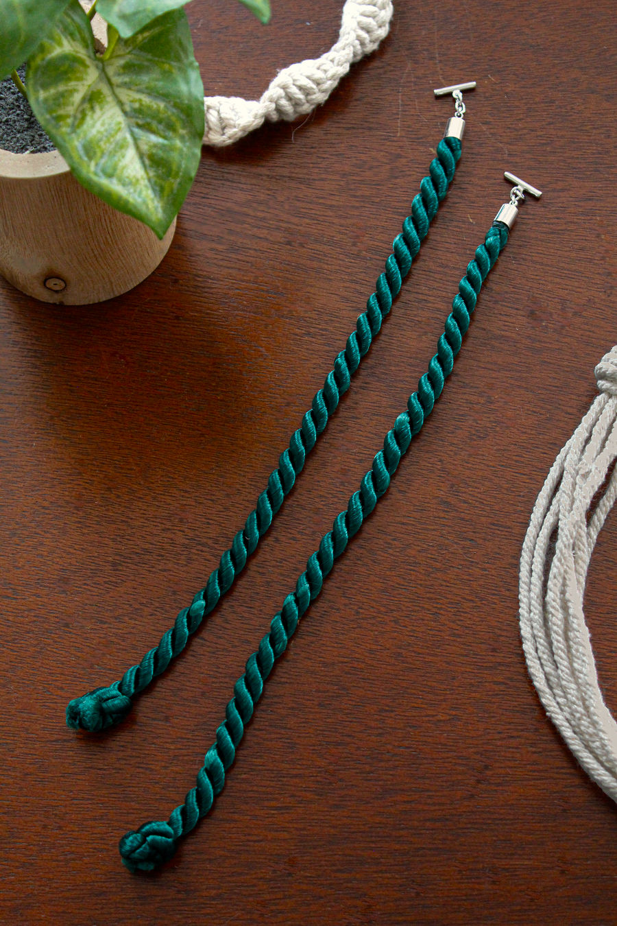 Thick Emerald Braided Twist Rope