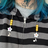 Shooting Star with Music Note Charm by kuebiko! co