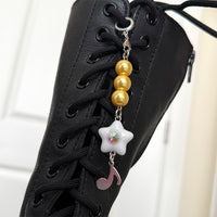 Shooting Star with Music Note Charm by kuebiko! co