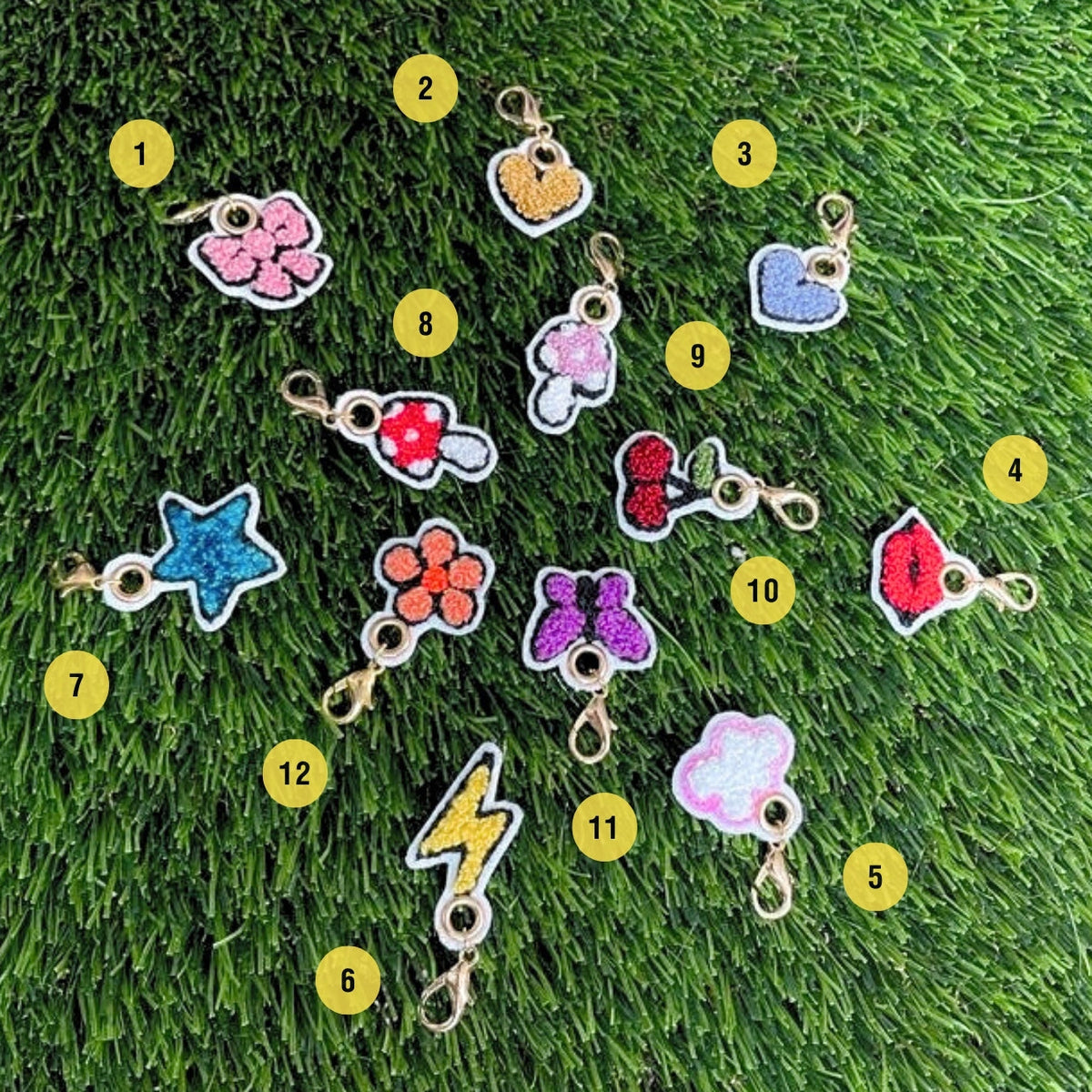 Embroidered Charm 4-Pack by UNTREND