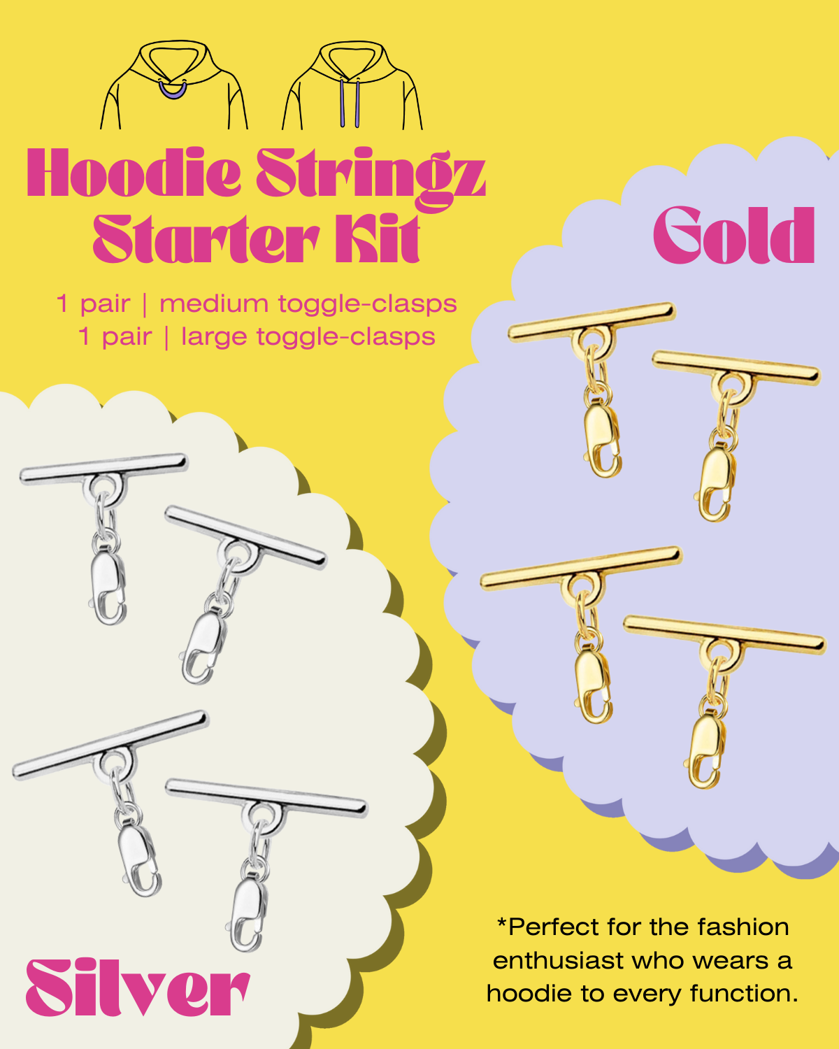 DIY Hoodie Charm Kit