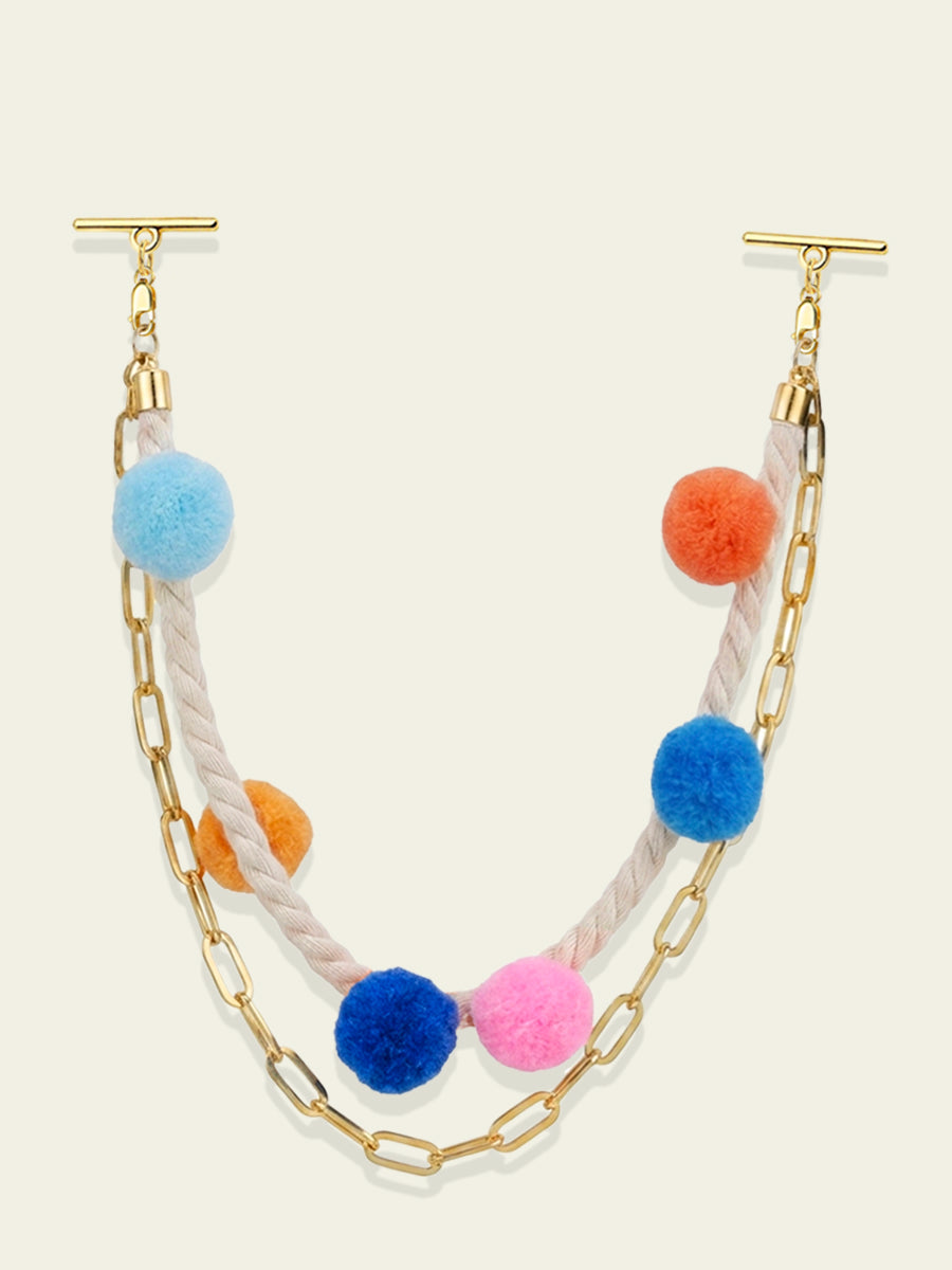 Pom Pom Rope and Chain Swag