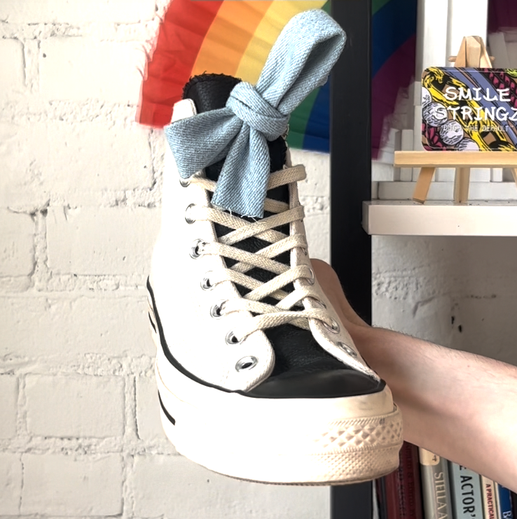 Custom Chainstitch Embroidered Denim Laces by UNTREND