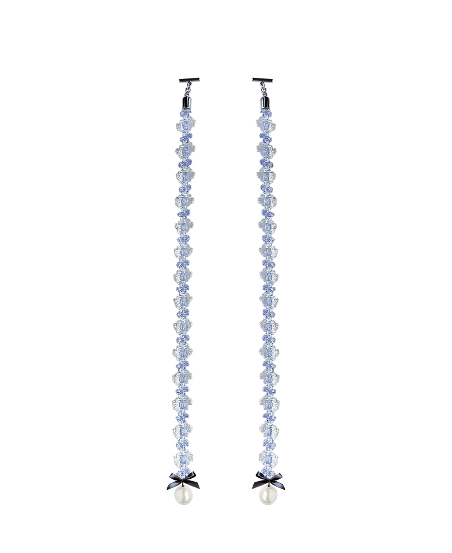 Floral Lace with Pearl and Bow by BRANDO